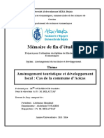Aménagement Touristique Et Développement Local PDF
