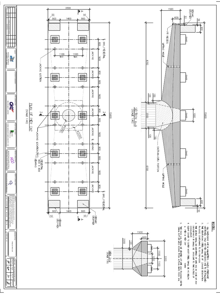 Precast Pier Cap Design Details | PDF | Transport
