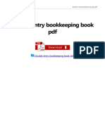 Double Entry Bookkeeping Book PDF