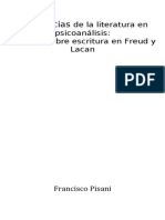 Insistencias: de La Literatura en Psicoanálisis: Ensayos Sobre Escritura en Freud y Lacan