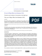 Producción y Circulación en El Entorno Digital El Caso de MAPA PDF