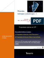 Clase 4 - Septiembre19 - 26 - Minerales Isotropicos y Anisotrop - I y II PDF