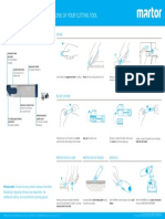 Secunorm Handy MDP: Safety Poster Instructions For The Safe Handling of Your Cutting Tool