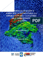 v.2.1.1 Conceptualizacion y Especificaciones para La Operacion Del Catastro Multiproposito 16082016