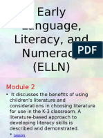 Early Language, Literacy, and Numeracy (ELLN)