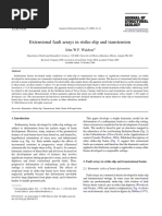 Extensional Fault Arrays in Strike-Slip and Transtension: John W.F. Waldron