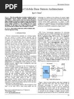 Evolution of Mobile Base Station Architectures