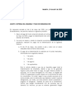 CARTA DE TERMINACION DE CONTRATO CASO 2020