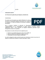 Protocolo de Limpieza y Desinfeciión Avanzada PDF