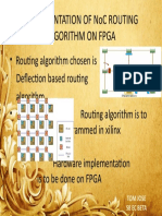 Implementation of Noc Routing Algorithm On Fpga: Tom Jose S8 Ec Beta
