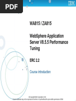 Wa815 / Za815 Websphere Application Server V8.5.5 Performance Tuning