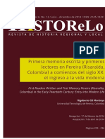 Primera memoria escrita Pereira-Rigoberto Gil Montoya