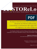 Primera Memoria Escrita Pereira-Rigoberto Gil Montoya