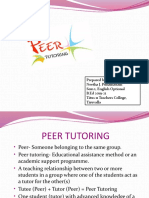 Peer Tutoring