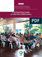 Estrategias para La Gestión Territorial