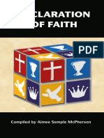 Declaration of Faith: Compiled by Aimee Semple Mcpherson