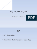 1G, 2G, 3G, 4G, 5G: By: Simon Johansen