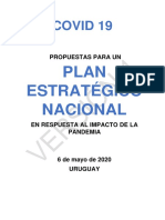Propuestas para un Plan Estratégico COVID-19