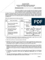 National Atmospheric Research Laboratory Advertisement No - Narl/Rmt/Ra & Rf/01/2020 Date: 11.03.2020