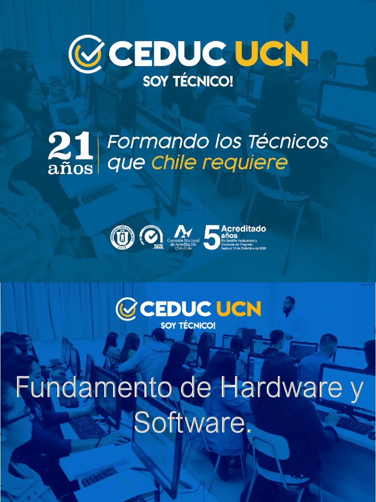 Fundamentos de Hardware y Software 1 PDF Hardware de la computadora