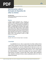 Apontamentos sobre a formação do dispositivo do olhar no cinema