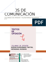 Clase Textos de Opinion