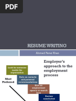 Resume Writing PDF