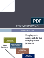 Resume Writing PDF