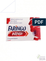 Faringo Intensiv 875mg 16 Pastile de Supt Terapia