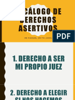 Decálogo de Derechos Asertivos PDF