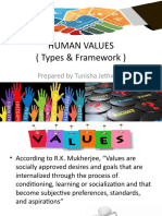 Types & Framework of Human Values