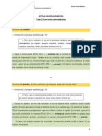 ACTUALIZACIÓN NORMATIVA (Tema 2 Corrección Morfosintáctica) PDF