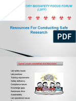 Resources For Conducting Safe Research