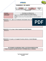 Cuaderno de Campo 060520