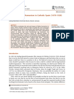 BIERSACK M. - The Adoption of Humanism in Catholic Spain (1470-1520) - R&RR 21 (2019) 27-46 PDF