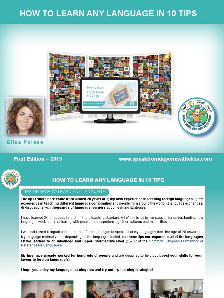 How To Learn Any Language in 10 Tips PDF | Download Free PDF ...