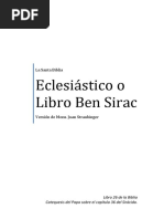 26 Libro De Sirac O Eclesiastico Pdf Comportamiento Religioso Y Experiencia Biblia