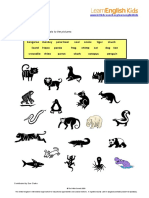 Zoo Animals Activity - 0 PDF