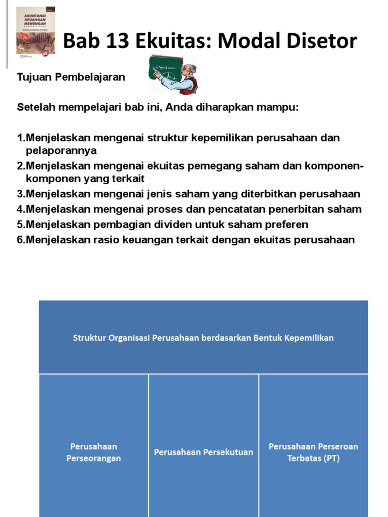 Bab 13 Ekuitas Modal Disetor Pptx