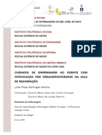 Mestrado - Enfermagem - Enfermagem Médico-cirurgica, a Pessoa em Situação Crítica - Lúcia Filipa Domingos Martins - Cuidados de enfermagem ao doente com intoxicação por organofosforados na sala de reanimaçã