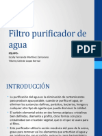 Filtro Purificador de Agua