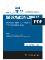 Reporte de Información Exógena - Importancia Frente A Los Procesos de Fiscalización de La DIAN - Año Gravable 2019 PDF