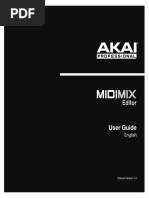 MIDImix Editor - User Guide - v1.0