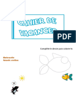 Cahier de vacances Maternelle Grande section_des 5 ans