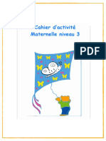 Cahier d’activité Maternelle Niveau 3