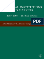 Financial Institutions and Markets 2007-2008 - The Year of Crisis by Robert R. Bliss and George G. Kaufman (Editors)