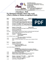 Jadwal KKL D3 Akuntansi Ke Sub - BALI 2020 Fix New PDF