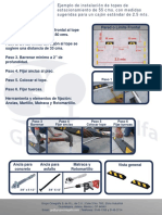 Manual de Instalacion de Tope de Estacionamiento 56cms PDF