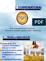 Fe sobrenatural: don, virtud y camino