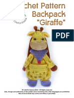 Backpack Giraffe